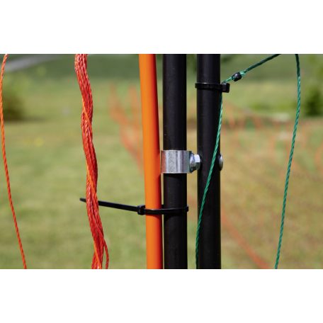 AKO PoultryNet villanypásztor baromfiháló - narancssárga, 50 m x 106 cm, dupla leszúrótüskével