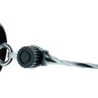 Rögzítő bilincs villanypásztor vezetékhez fém-fekete 4db/csomag