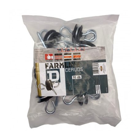 FarmLine Cervos D facsavaros villanypásztor kapuakasztó - 10 db/csomag