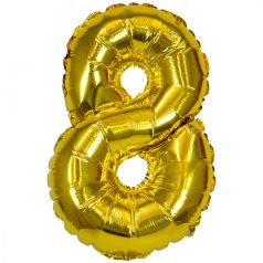 "8" FÓLIA LUFI ARANY SZÍNŰ 80CM