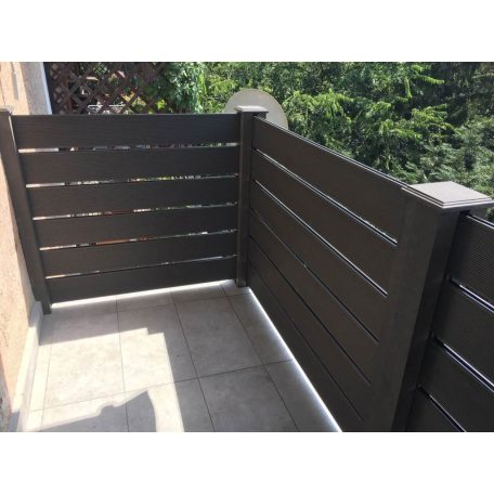 Premium Classic Kerítéselem Sötétbarna 145x21x5800mm