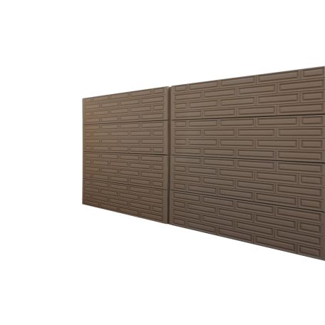 Olasz Tégla Mintás Beton Kerítéselem 50x200 cm