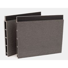 Element Zárt kerítéselem Világosszürke 169x21x5800mm
