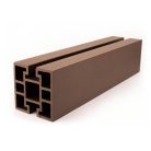 WPC Kerítésoszlop Sötétbarna 120x120x5800mm