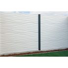 Hullám Mintás Beton Kerítéselem 50x200 cm