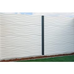 Hullám Mintás Beton Kerítéselem 50x200 cm