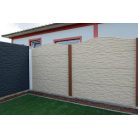 Mediterrán Tégla Mintás Boltív Beton Kerítéselem 50x200 cm