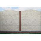 Mediterrán Tégla Mintás Boltív Beton Kerítéselem 50x200 cm
